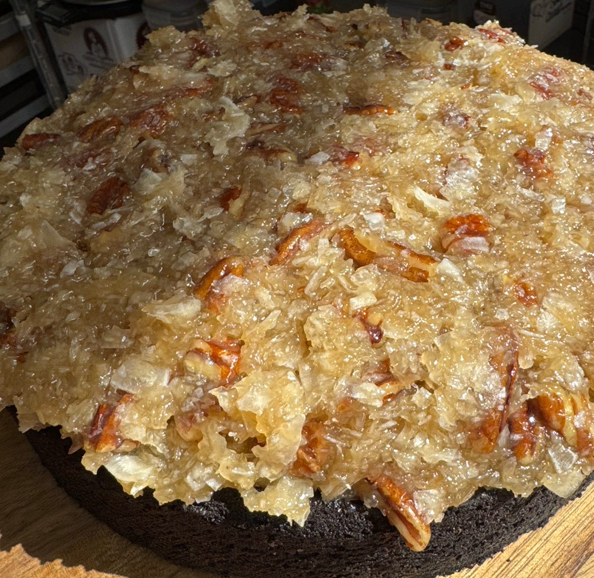 German Chocolate Cake.