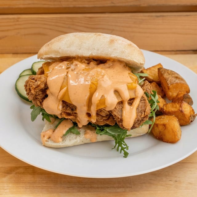 Chipotle Mushroom Sandwich.